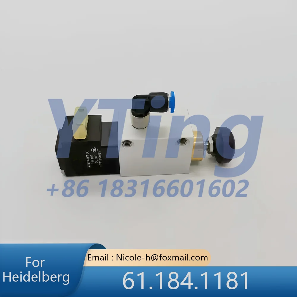 Heidelberg Printing Machine Accessories CD102/SM102 Front Gauge Solenoid Valve Paper Cylinder 61.184.1181