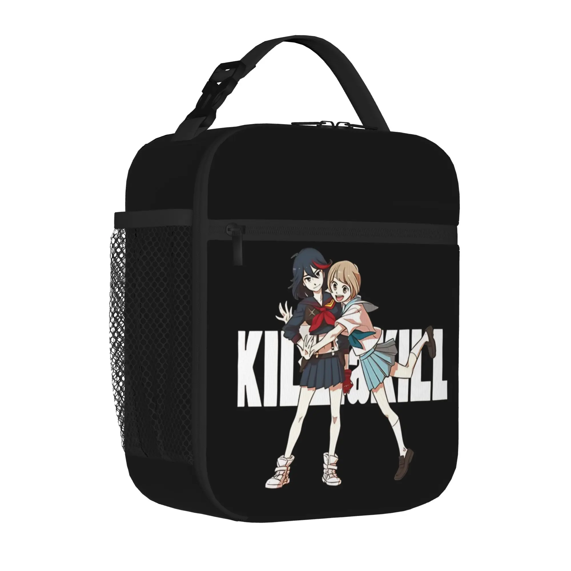 1 Piece Zipper Closure teen fighters  Storage Bag Pocket Kill la Kill School Lunch Food Box Reusable For Lunch Food Bag