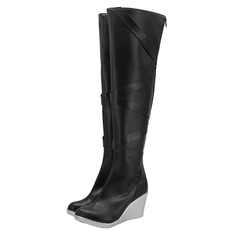 

Сапоги для косплея LOL Seraphine, кожаная обувь по индивидуальному заказу для унисекс, доступны 3 стиля, jk; 6