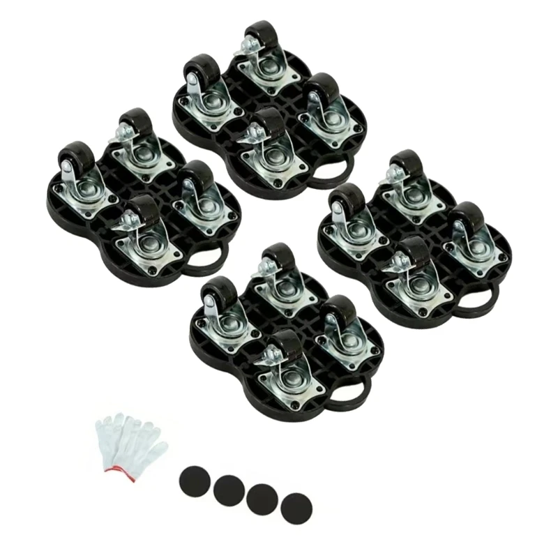 Zestaw rolek transportowych do przenoszenia mebli Wytrzymały podnośnik do mebli Urządzenie oszczędzające pracę Suwaki do Easy