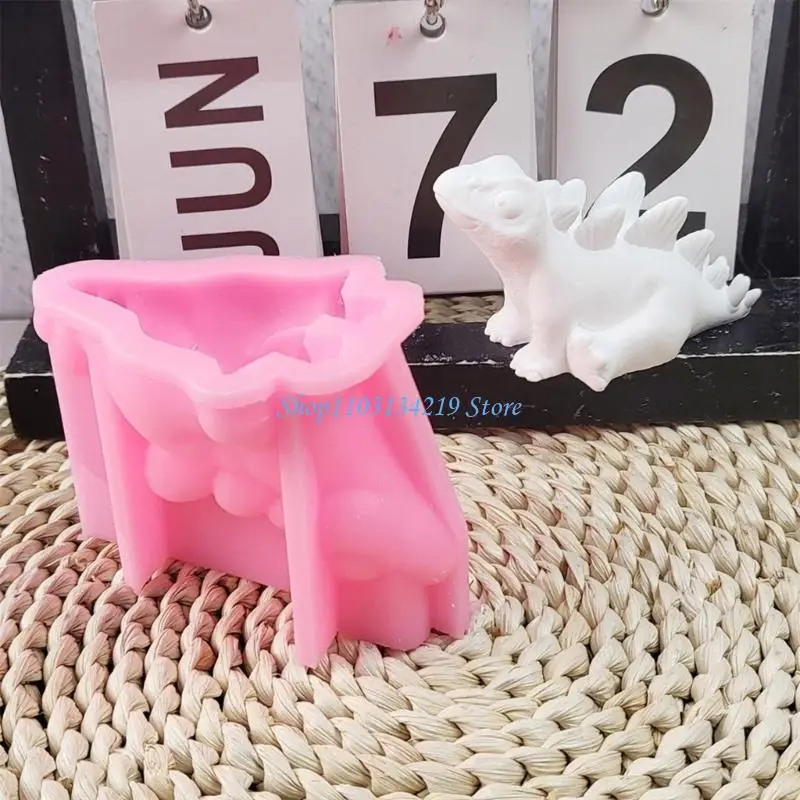 

N5KC Dragon Animal Figurine Silicone Molds for Handmade Soap Making Cement Gypsum Silicone Molds for Art Craft