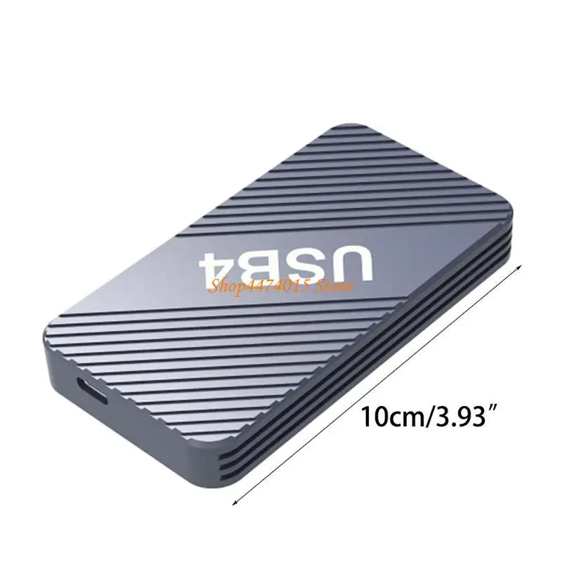 K1AA M.2 NVMe SSD Case- for 40Gbps Type-C NVMe NGFF- Dual-Protocol Enclosure-External Hard Drive Box for M.2 2230/42/60/80