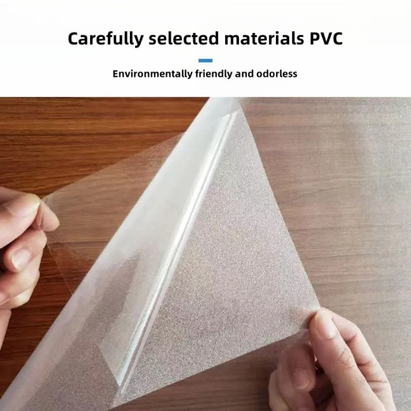 Electrostatic Adsorption Window Film Privacy Frosted Glass Window Sticker Covering Home Translucent Opaque Bathroom, Office Sticker image 3