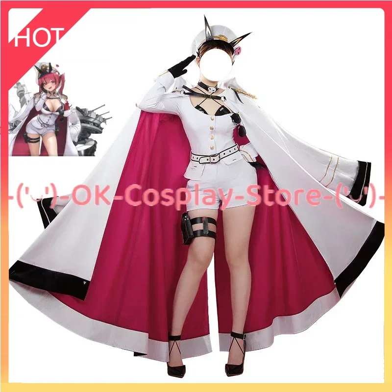 Nikke Mast Cosplay Costume Women Fancy Party Suit Cloak Top Pants With Hat Halloween Carnival Uniforms Game Clothing Custom Made