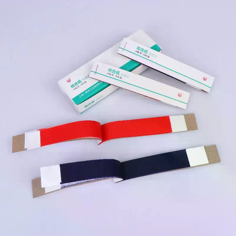 20Books/box Dental Articulating Paper Strips Oral Teeth Care Whitening Dentist Material Tools Labs Daily