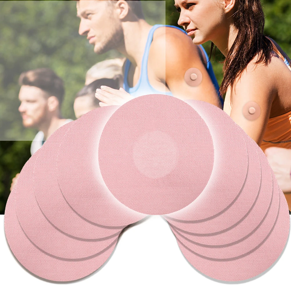 10Pcs Adhesive Sensor Patches Waterproof Libre Adhesive Tape Skin-Friendly Anti Slip Long Lasting for Outdoor Rock Climbing
