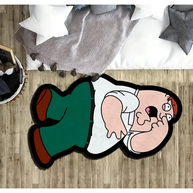 VIKAMA Fun Cartoon Character Design Carpet Noise-Reducing Comfortable Entrance Hallway Doormat Bathroom Mat Home Decor view 5