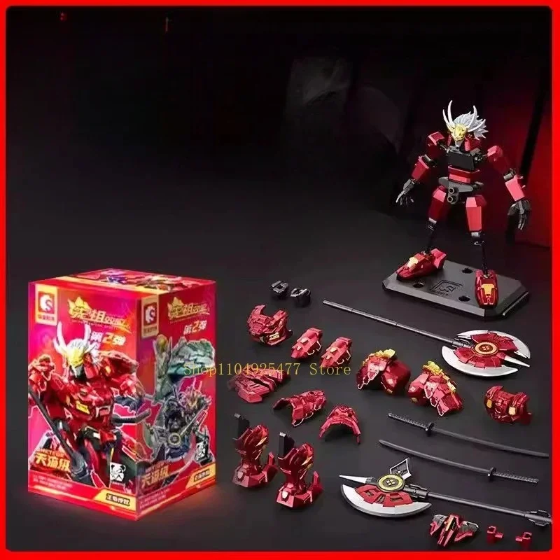 New SEMBO MOSHOW Building Blocks Takeda Shingen Mystery Assembly Toy Model Collectible Mecha Figures Children's Festival Gift