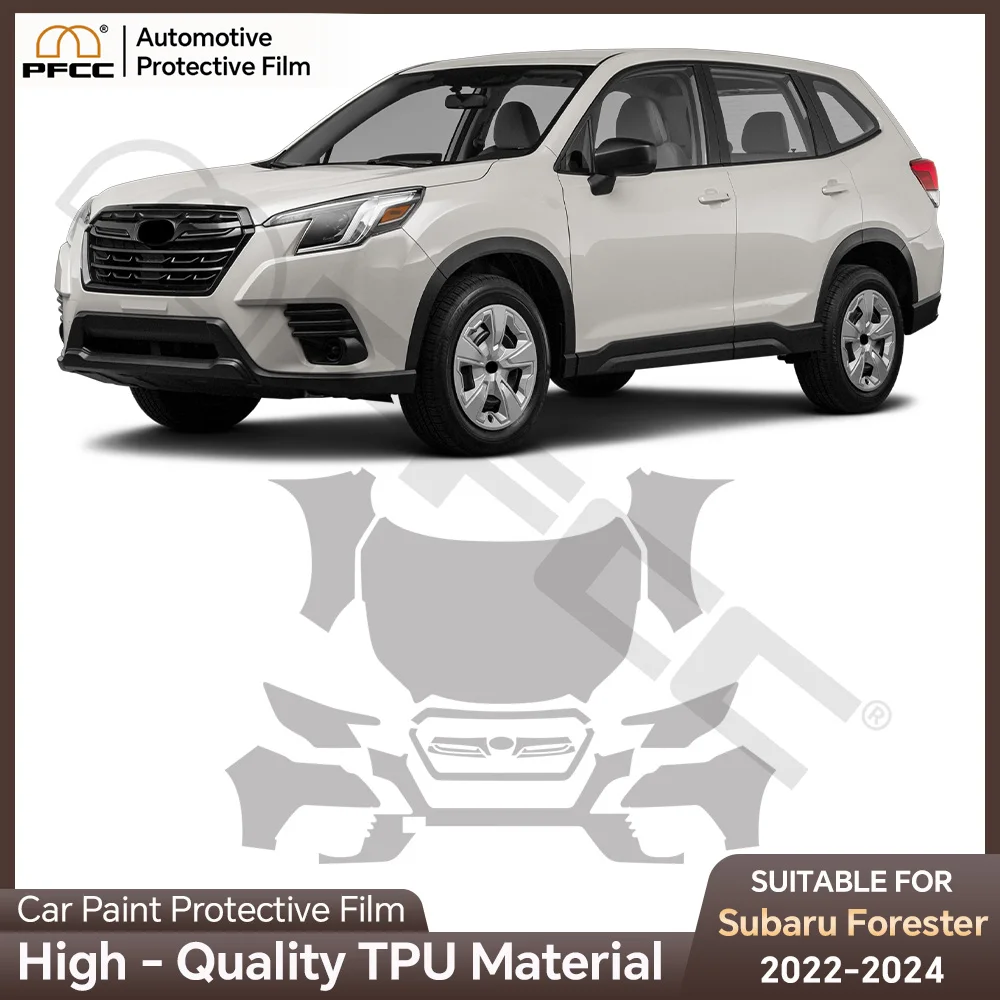 

Пленка для защиты кузова автомобиля из ТПУ 8.5 Mil для Subaru Forester 2022-2024, предварительно вырезанная, прозрачная, антицарапийная, устойчивая к царапинам