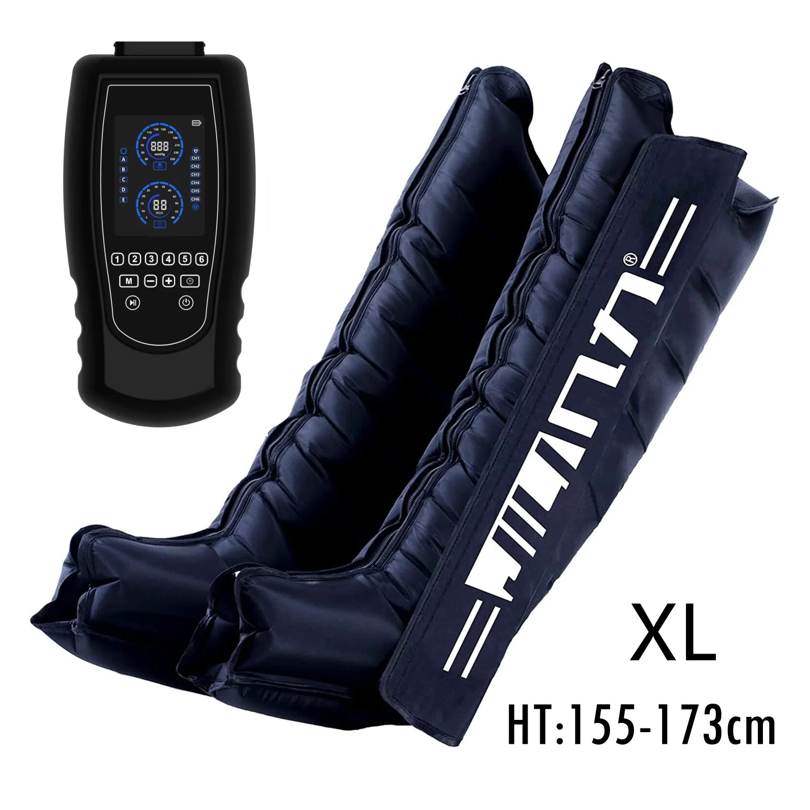 JILI Pressotherapy Air Compression Foot Massager Leg Recovery Boots Lymphatic Drainage Machine Relax Physiotherapy 6 Chambers image 3