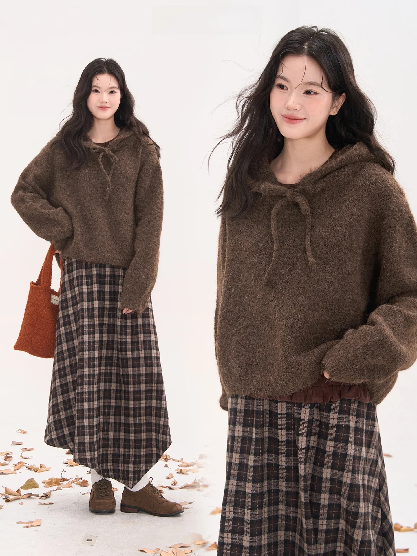 

Вязаная шапка-бини и толстовка для женщин: утепленные повседневные модели с длинными рукавами, стандартной длины, из смесовой ткани (полиэстер, шерсть, нейлон) для осени и зимы.