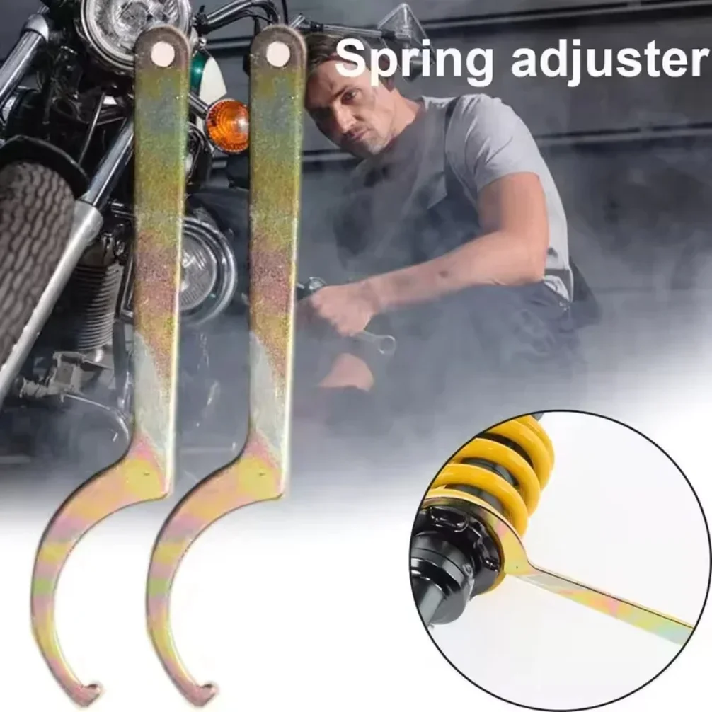 

185mm Motorcycle Repair Tools Shock Absorber Moto Spanner Wrench Spring Adjuster Absorption Tool Modification Accessories