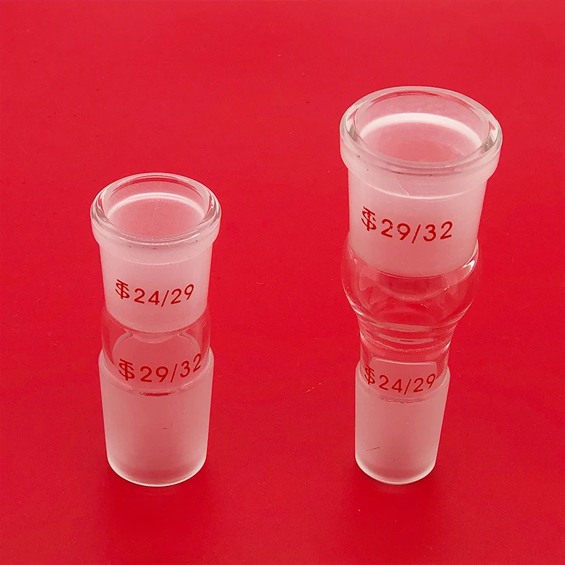 Glass Reducing Adapter From 29/32 To 24/29,Lab Chemistry Glassware