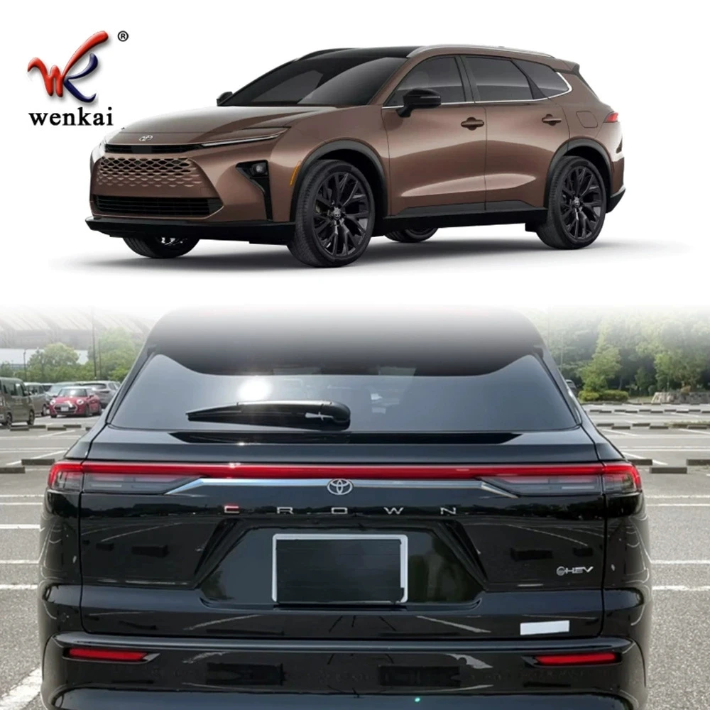 For 2025 Toyota Crown Estate Signia Car Trunk Tailgate Trim Chrome Accessories