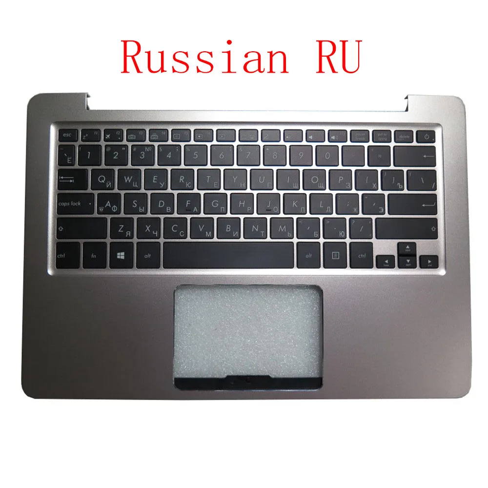 Laptop PalmRest&keyboard For ASUS U3000C UX330C 90NB0CP2-R32RU0 Gold Top Case Russian RU Black keyboard With Backlit