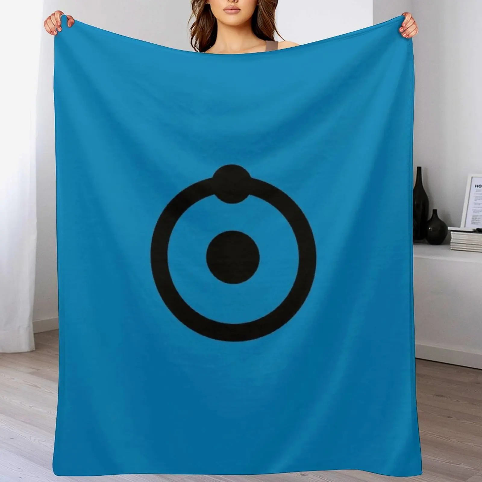 

Doctor Manhattan Hydrogen Atom Symbol Throw Blanket funny gift Multi-Purpose Luxury Designer Blankets