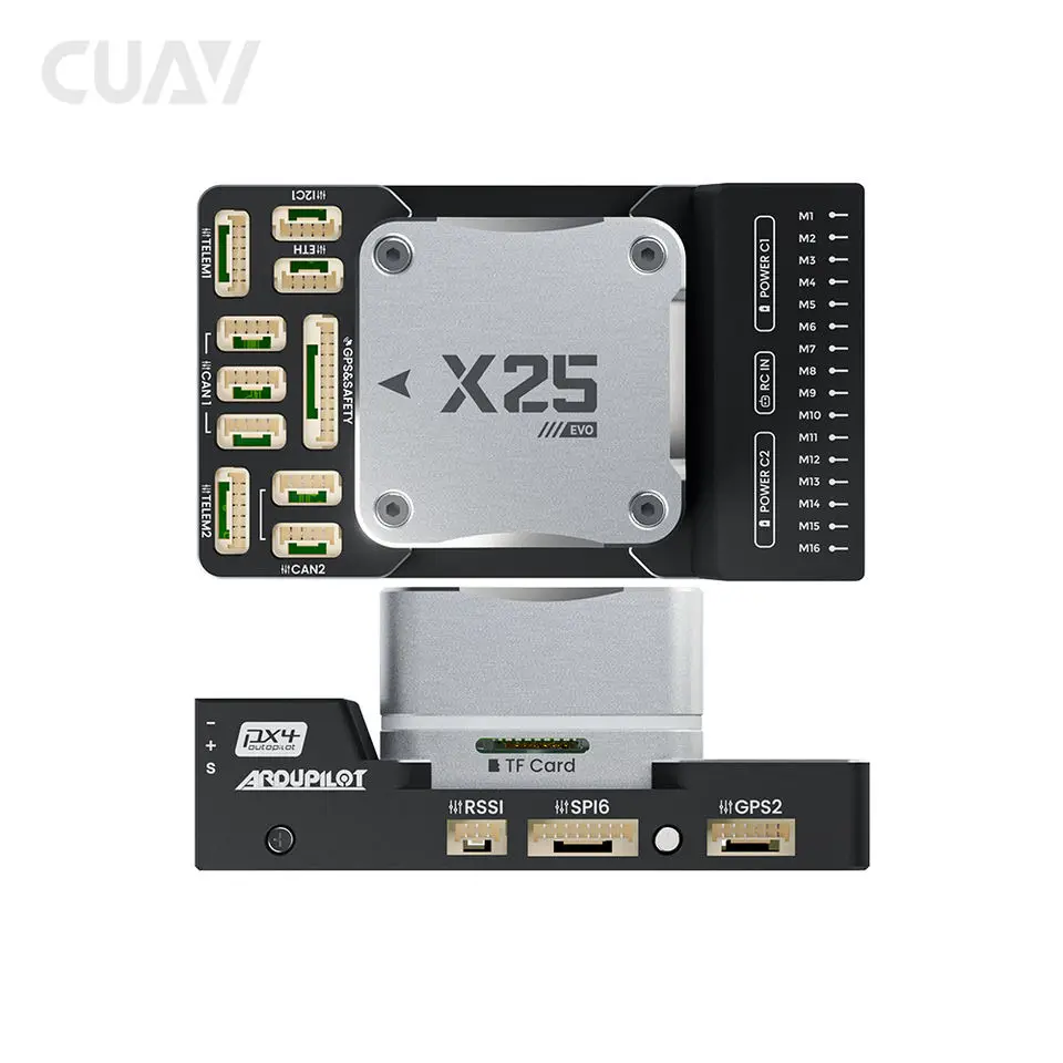 CUAV X25EVO Open Source PX4 Fixed Wing Controller Long Range Pixhawk Drone Controller Ardupilot Farming Simulator Controller