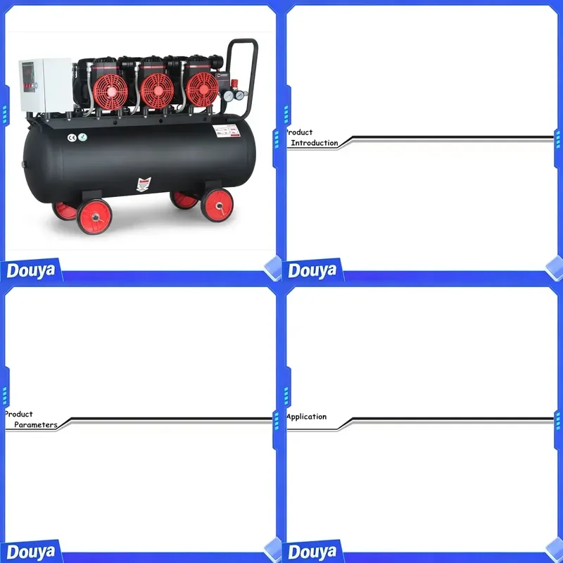 1100W THREE HEADS OIL FREE AIR COMPRESSORS SILENT AIR COMPRESSORS for SALE