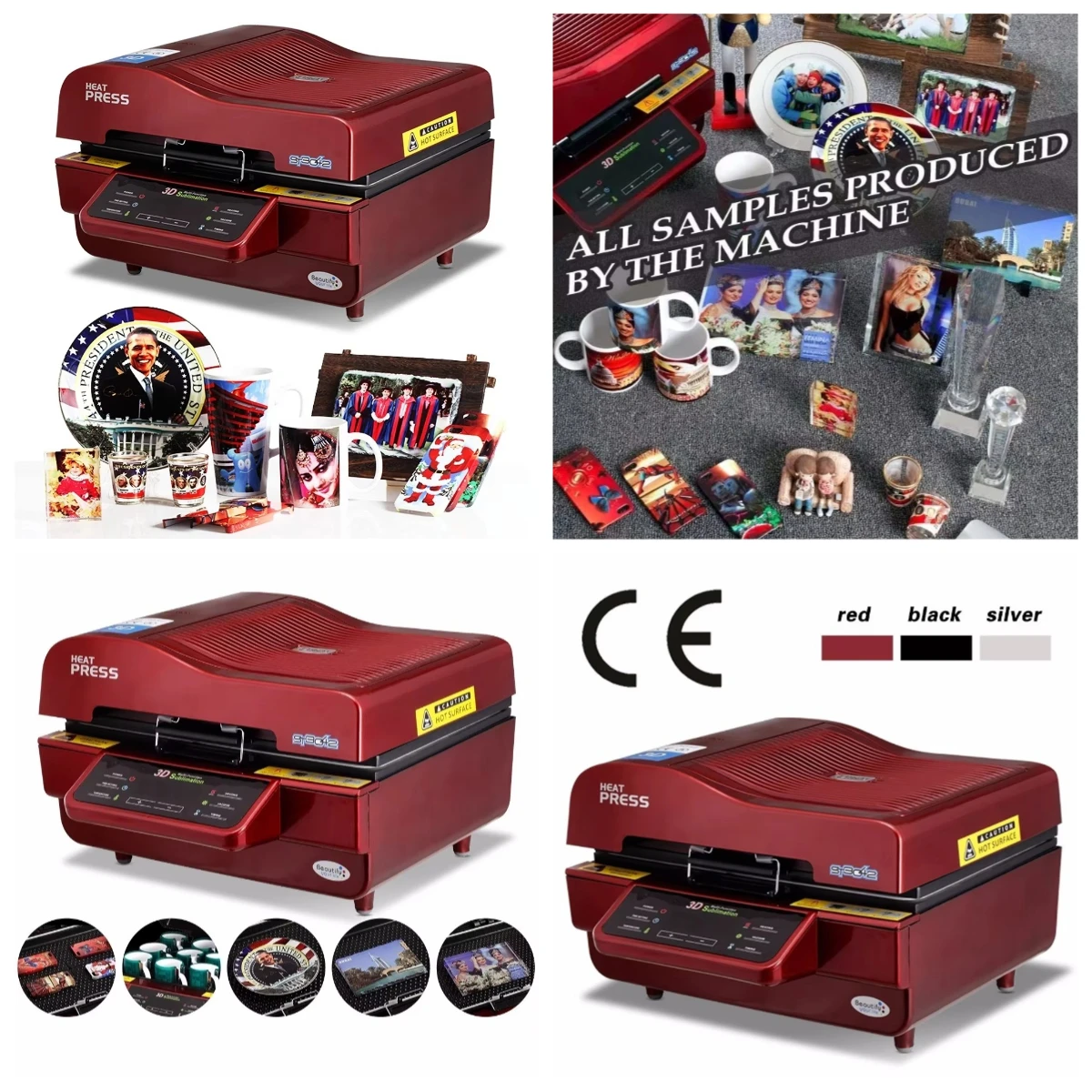 

WJW 3D Sublimation Vacuum Heat Press Machine Equipment Mobile Phone case Printing Machine