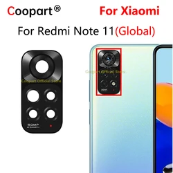 Rear Back Camera Glass Lens Cover For Xiaomi Redmi Note 11 Global 2201117TG 2201117TI 2201117TY 2201117TL Replacement+Sticker