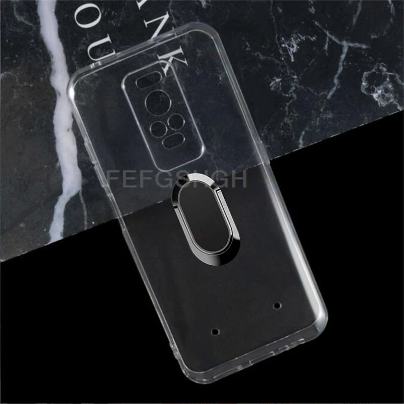 For Ulefone Armor 17 Pro 6.58" 2022 17Pro Ulefone Armor 17 Pro Back Ring Holder Bracket Phone Cover TPU Soft Silicone Case