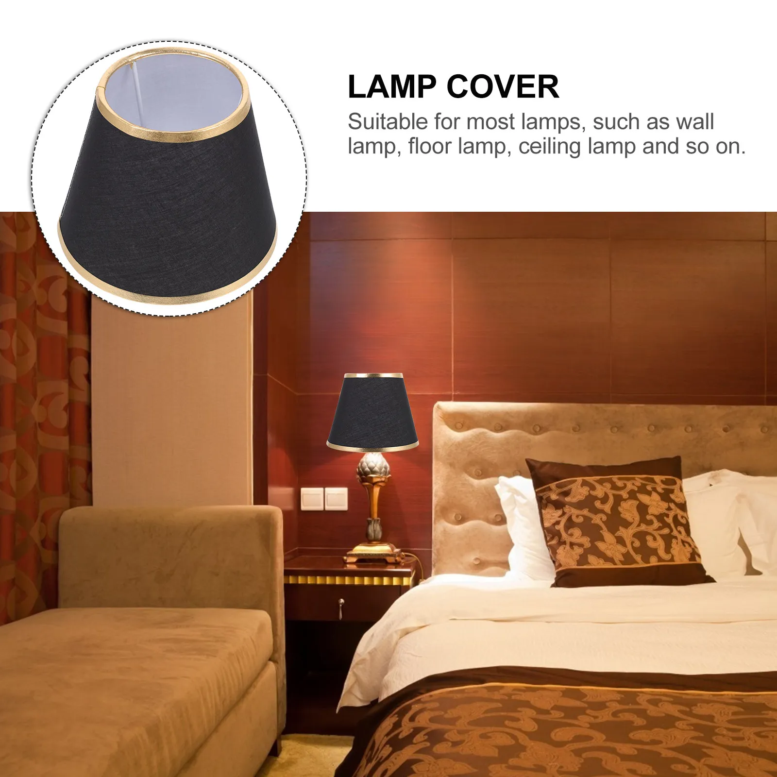 1Pcs Lamp Shade Cloth Art Creative Light Cover for Bedroom Living Room Warm Atmosphere Decorative Light Shade Lamp Cover