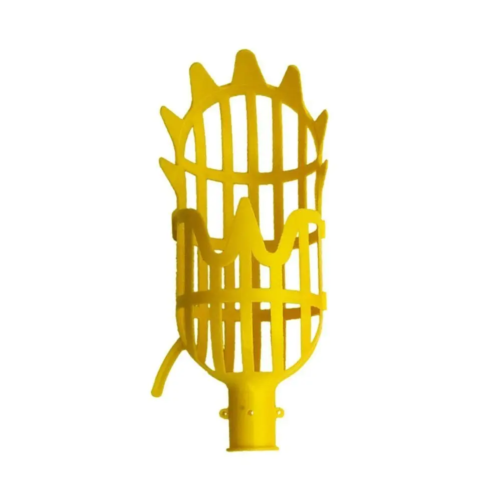 Durable Agricultural Fruit Picker Head High-altitude Yellow Fruit Picker Plastic Fruit Picking Tool Home