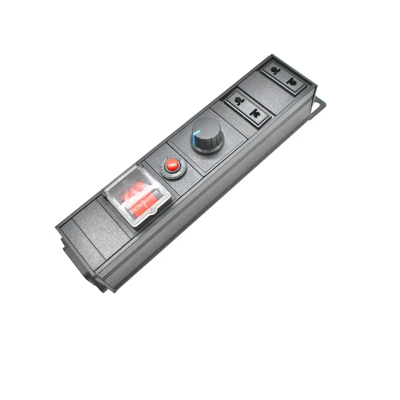 10A 220V 2000W PDU Power Strip control brightness speed voltage temperature US EU two pin plug