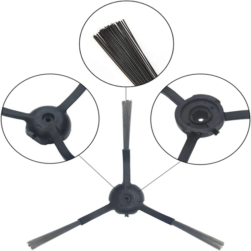 【حار بيع!】12 قطعة فرشاة جانبية لـ Xclea H30 H40 لـ ROIDMI EVE Plus جهاز آلي لتنظيف الأتربة فرش جانبية أجزاء مكنسة الروبوت الوصول #1