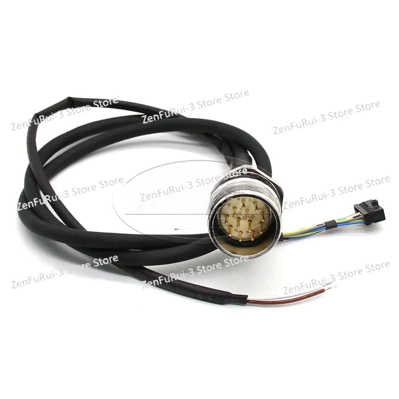 ID33 2199-01 ERN1387 servo motor encoder cable 14-pin to 17-pin right angle plug