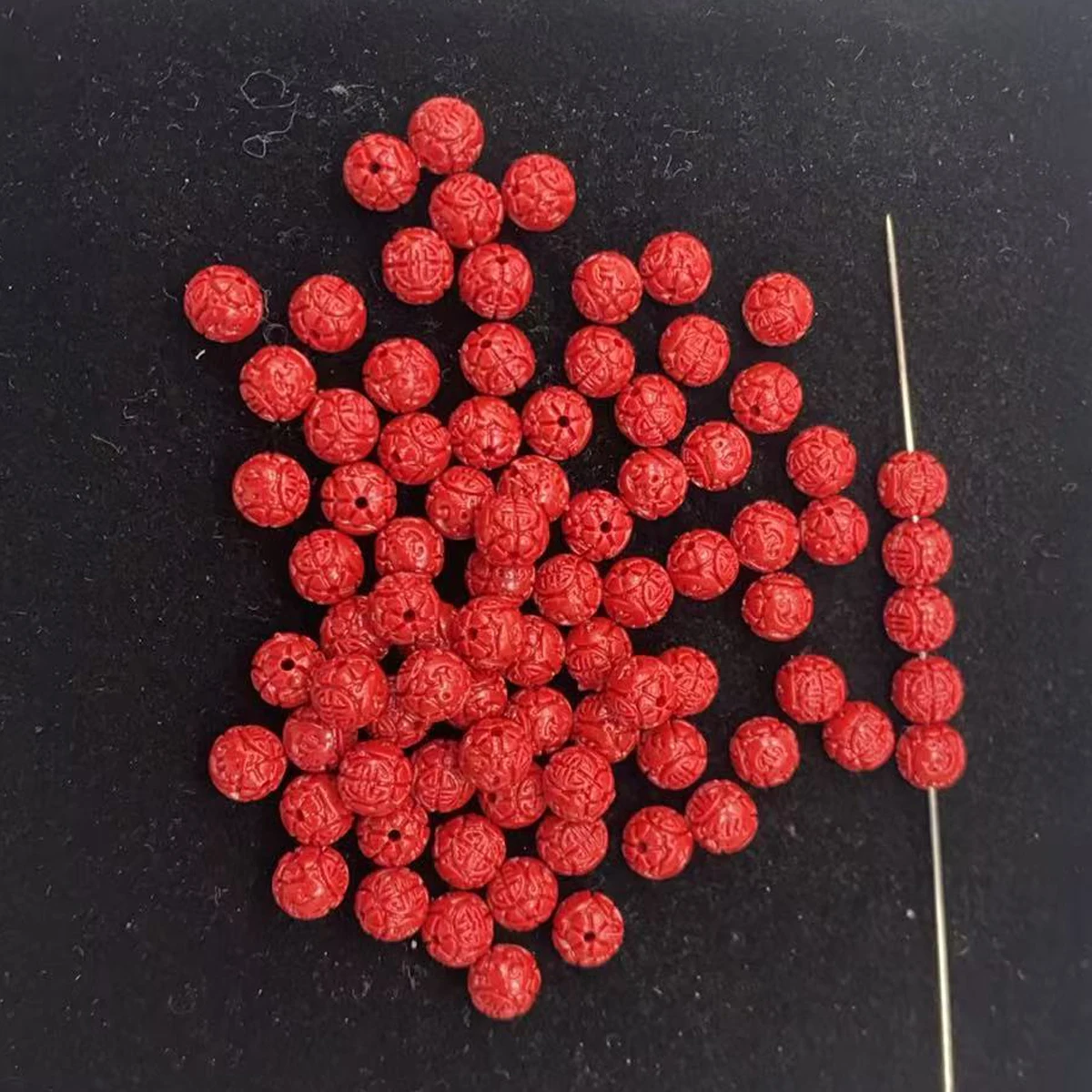 

50pcs Natural Freshwater Shells Red Shell Pendant Spherical Jewelry Make DIY Bracelet Accessories Necklace Earrings Women Gift