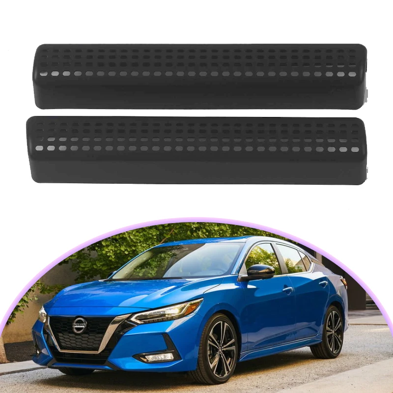 Car Air Vent Covers for Nissan Sentra Sylphy B17 B18 2013~2023 Accessories Rear Seat Conditioner Outlet Anti-Dust 2015 2019 2020