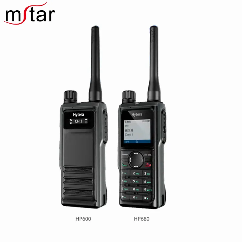 Yunyi HP610 IP54 Waterproof and Dustproof Strong Signal Noise Reduction Fast Charging Digital Walkie-talkie Black Handheld For h