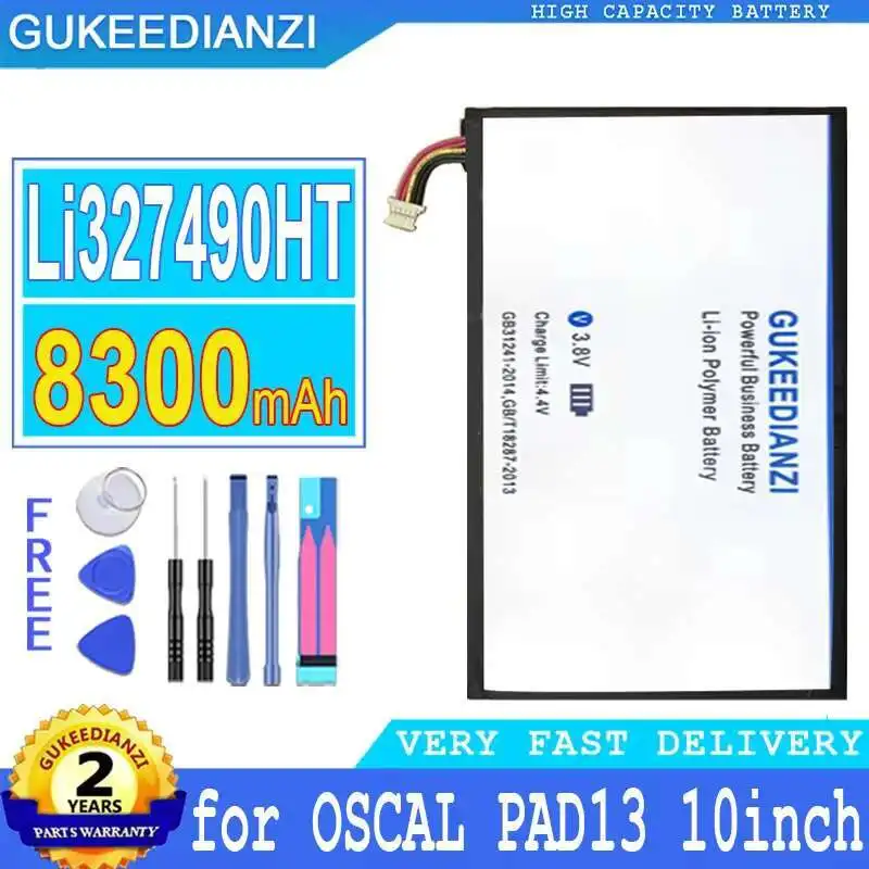 

Long-Lasting Laptop Battery For Oscal PAD13 10Inch 8300Mah Li327490ht
