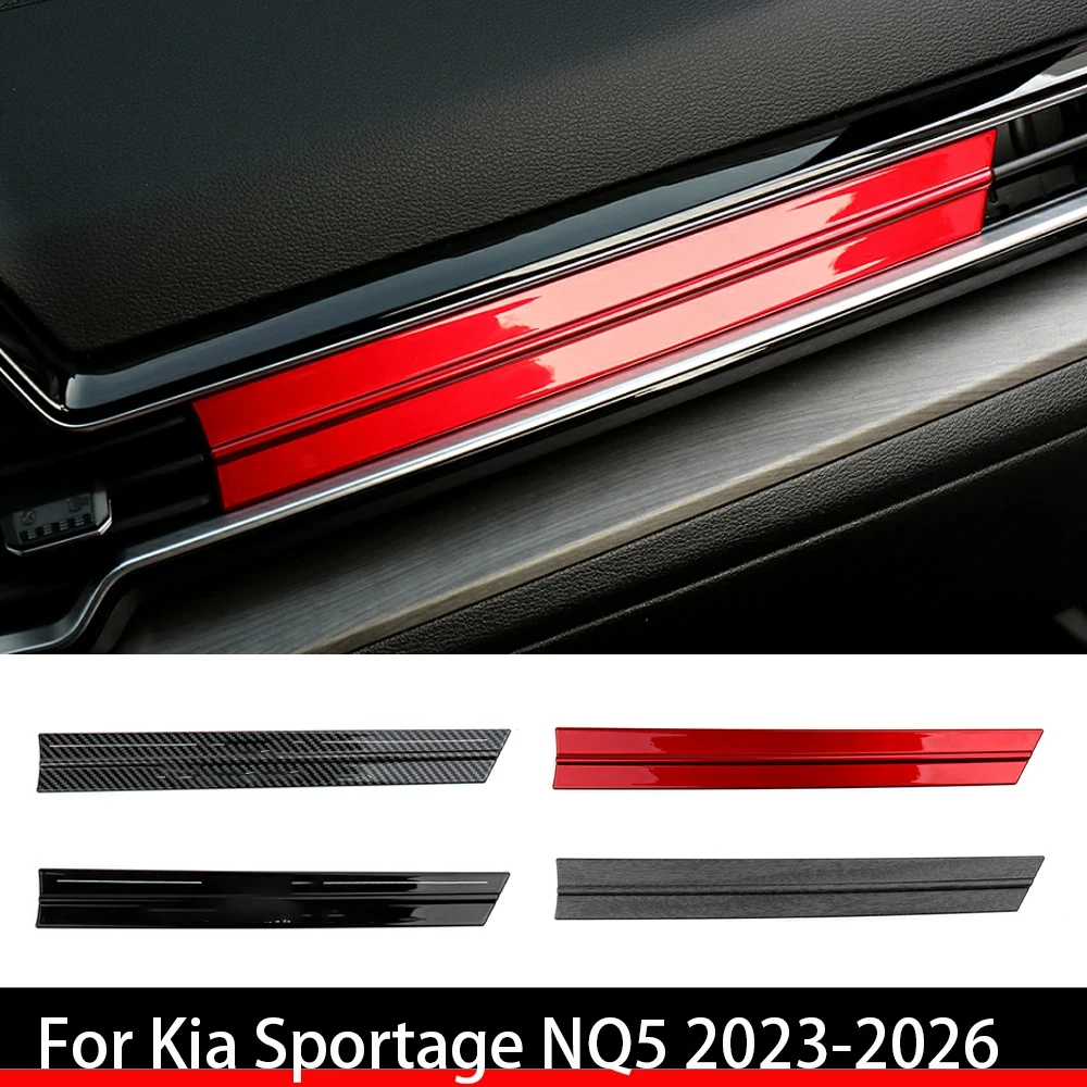 

For Kia Sportage NQ5 2023-2025 Dashboard Instrument Middle Vent One Row Outlet Cover Trim Accessories LHD