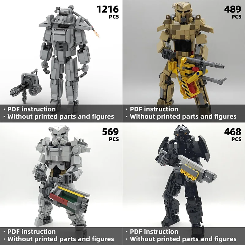 

Intricate Vault Interior with Tech Machinery Underground Shelter Diorama - Falowt！Piece Apocalyptic Bunker Building Bricks