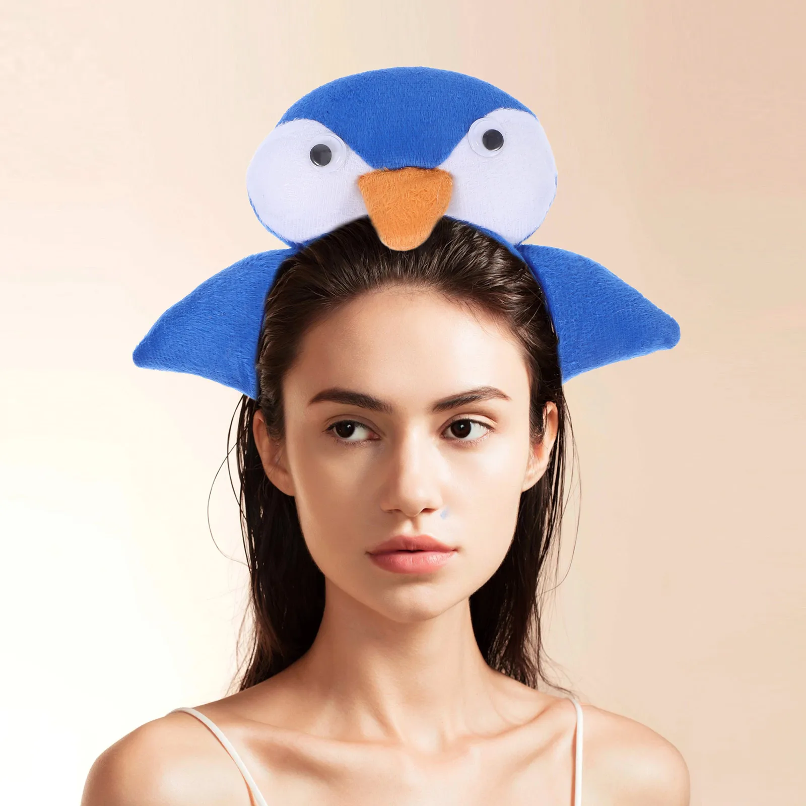 

Penguin Headband Bands Hair Hoop Headdress Wear Accessories Women Child Party Halloween Masquerade Cosplay Holiday Gift