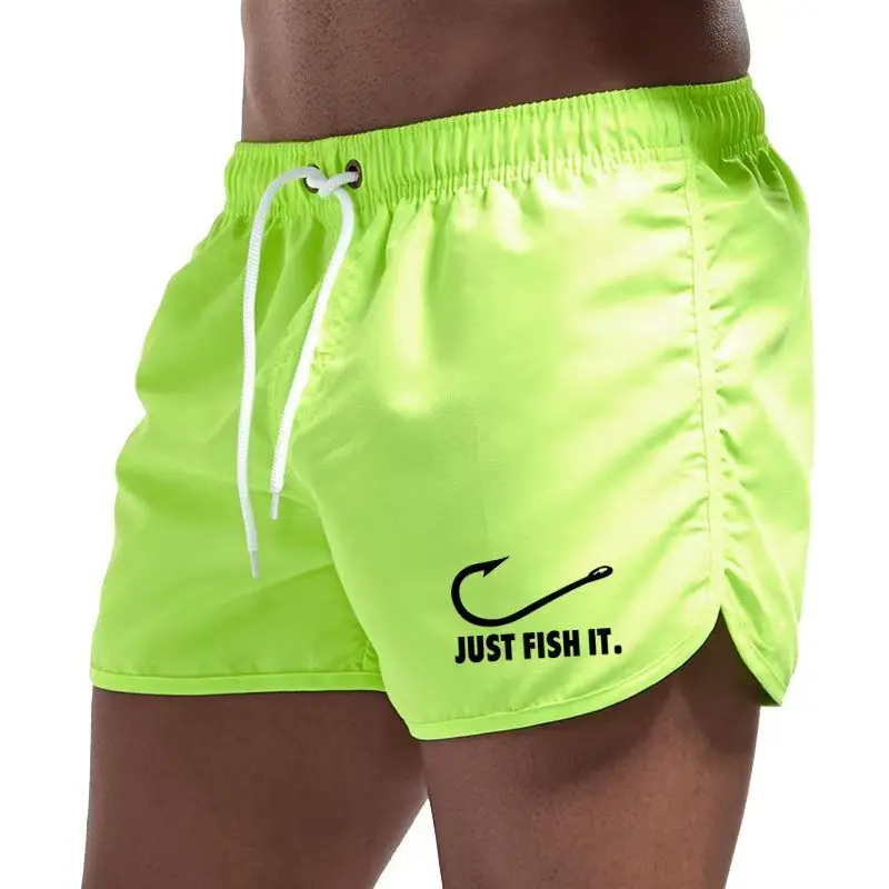 

Summer Men Casual Fashion Board Shorts High Quality Man Beach Quick Dry Shorts Daily Running Fitness Cycling Fishing Short Pants