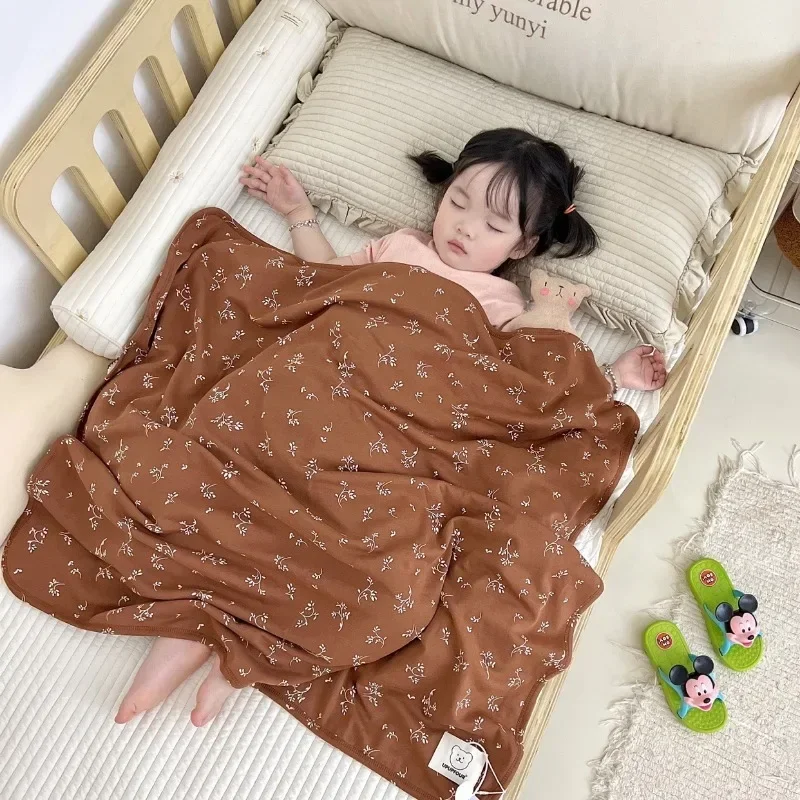 Newborn Baby Blanket  Cotton Skin Friendly Newborn Wrap Throw Warm Gift Baby Waffle Blanket for Bedding