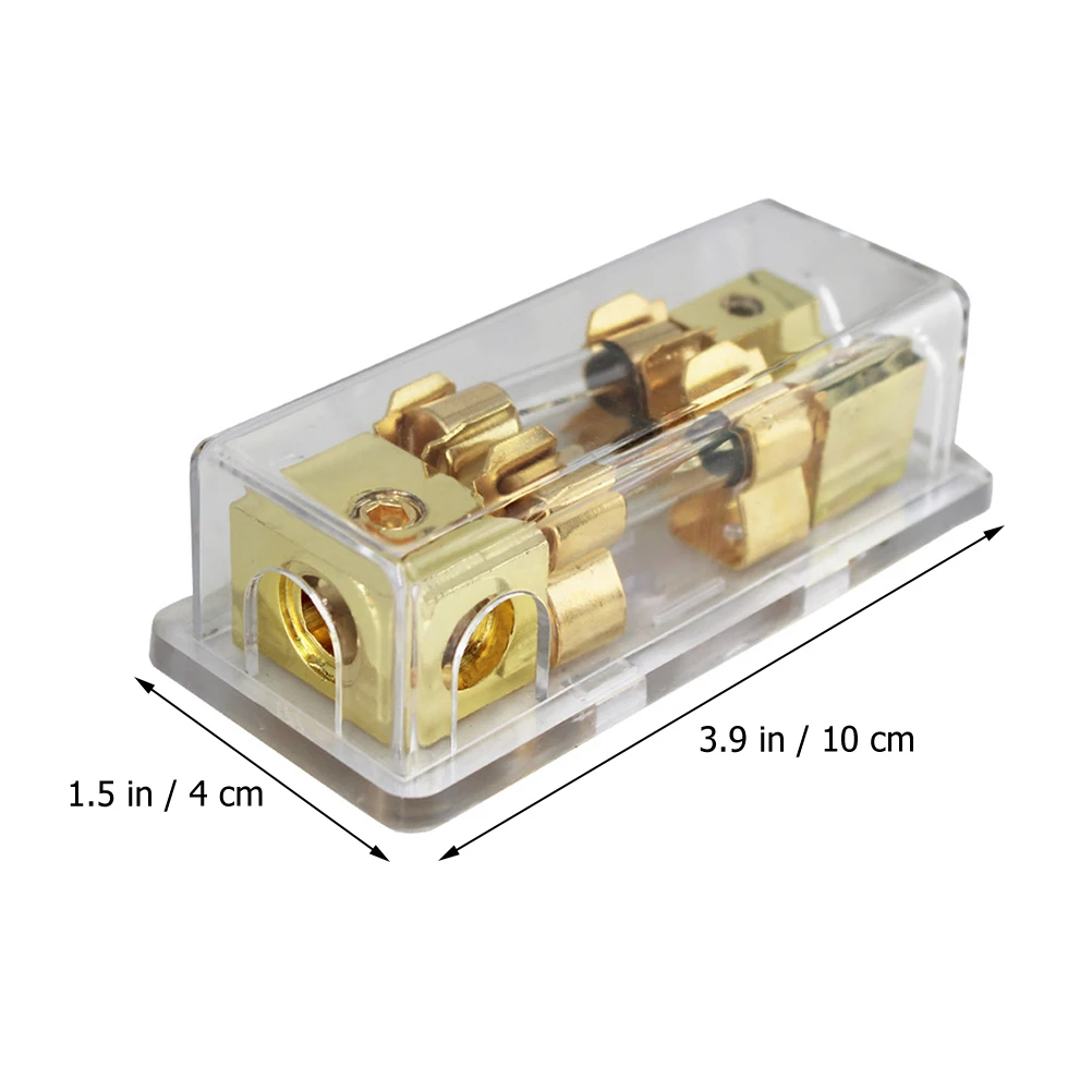 

Car Speaker Power Cord Base Auto Sound Holder Audio Fuse Holder Cable Fuse Seat For Amplifier Speaker Wire Protection Waterproof