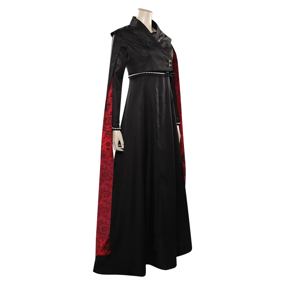 Rhaenyra Cosplay Traje para Homens e Mulheres, Vestido Alice, Casaco, Robe, Roupas, Halloween, Carnaval, Festa, Fantasia, Fato Daemon, Interpretação de Papéis