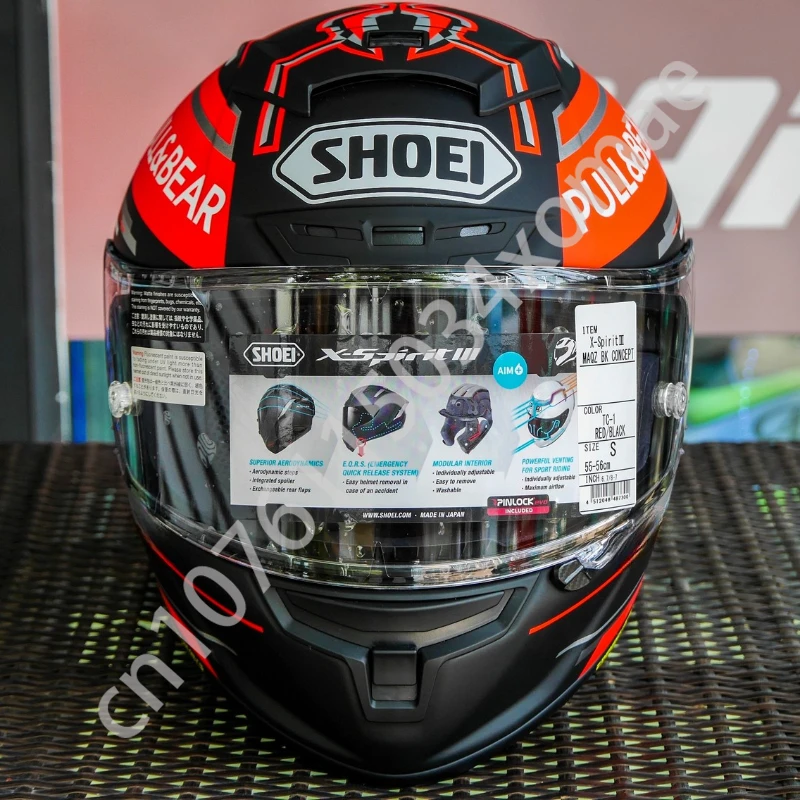 SHOEI-casco de X-14 x-fourteen x-spirit III, protector de cara completa, para deportes, bicicleta, carreras, motocicleta