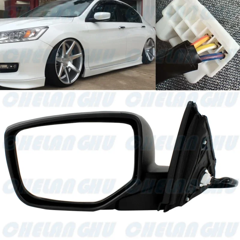 

Car accessories For Honda Accord 2013 2014 2015 2016 US Version Left Side 3 Pins White Painted Power Adjust Mirror Assembly