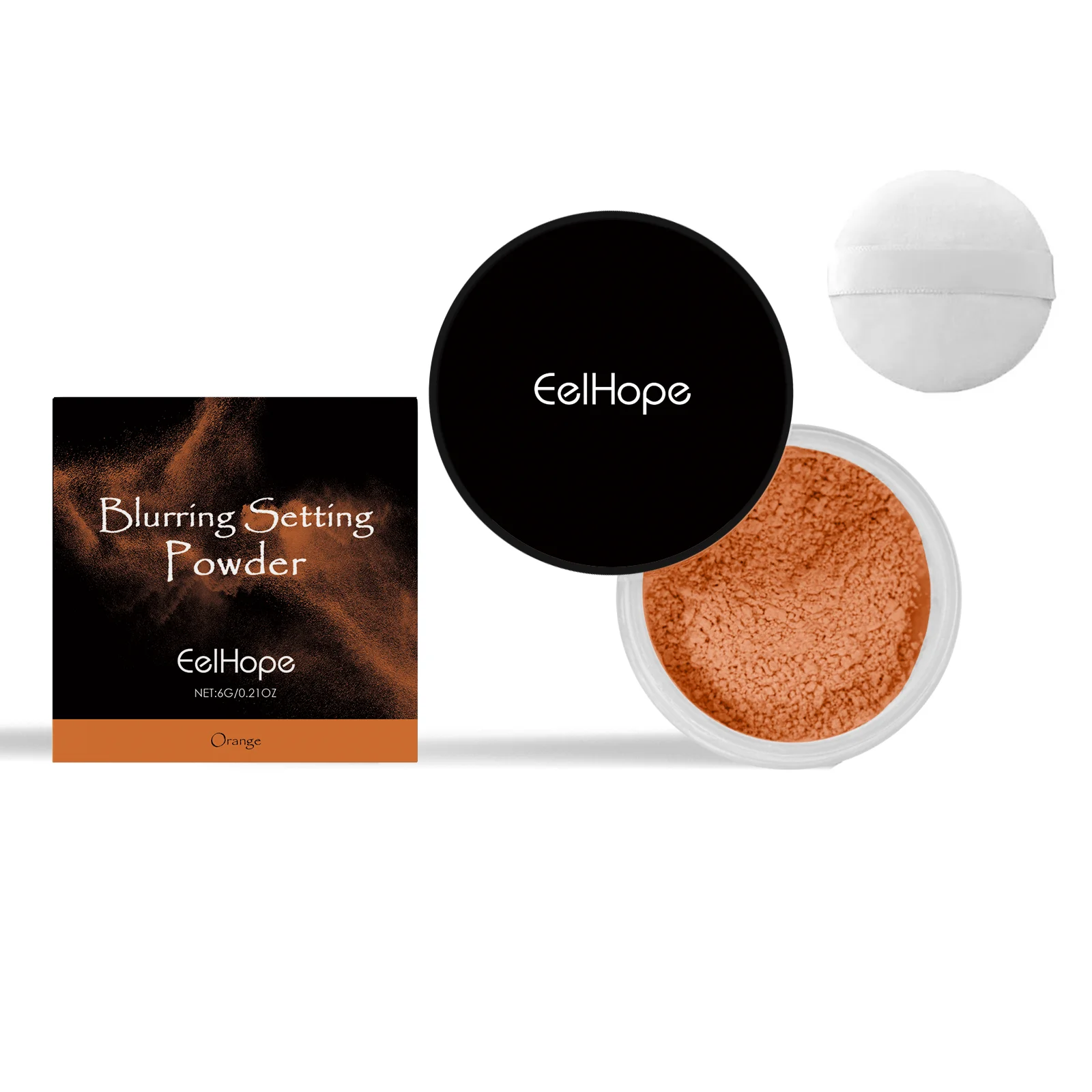

Оранжевая пудра Eelhope Setting Powder имеет естественный, легкий, тонкий, дышащий и гладкий макияж. Потрясает подходит для сухих и