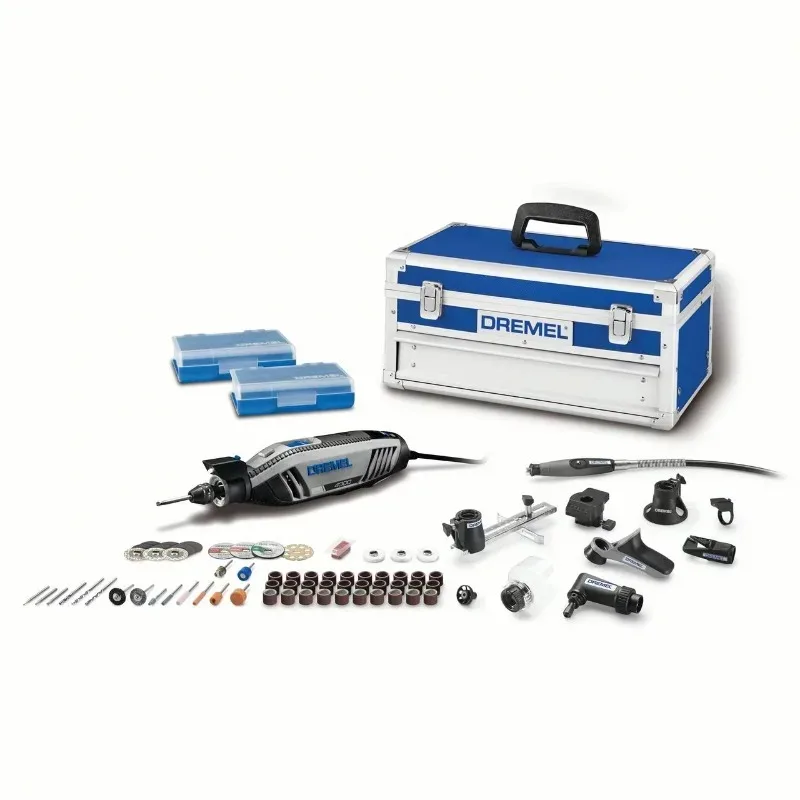 4300-9/64 Corded Variable Speed Rotary Tool Kit with Flex Shaft and Hard Storage Case, High Power & Performance Variable Speed