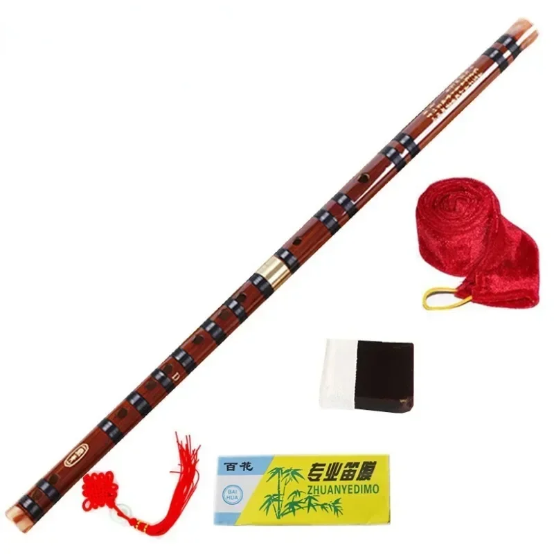 

High Quality Bamboo Flute Professional Woodwind Musical Instruments C D E F G Key Chinese Dizi Transversal Flauta 5 Colors new