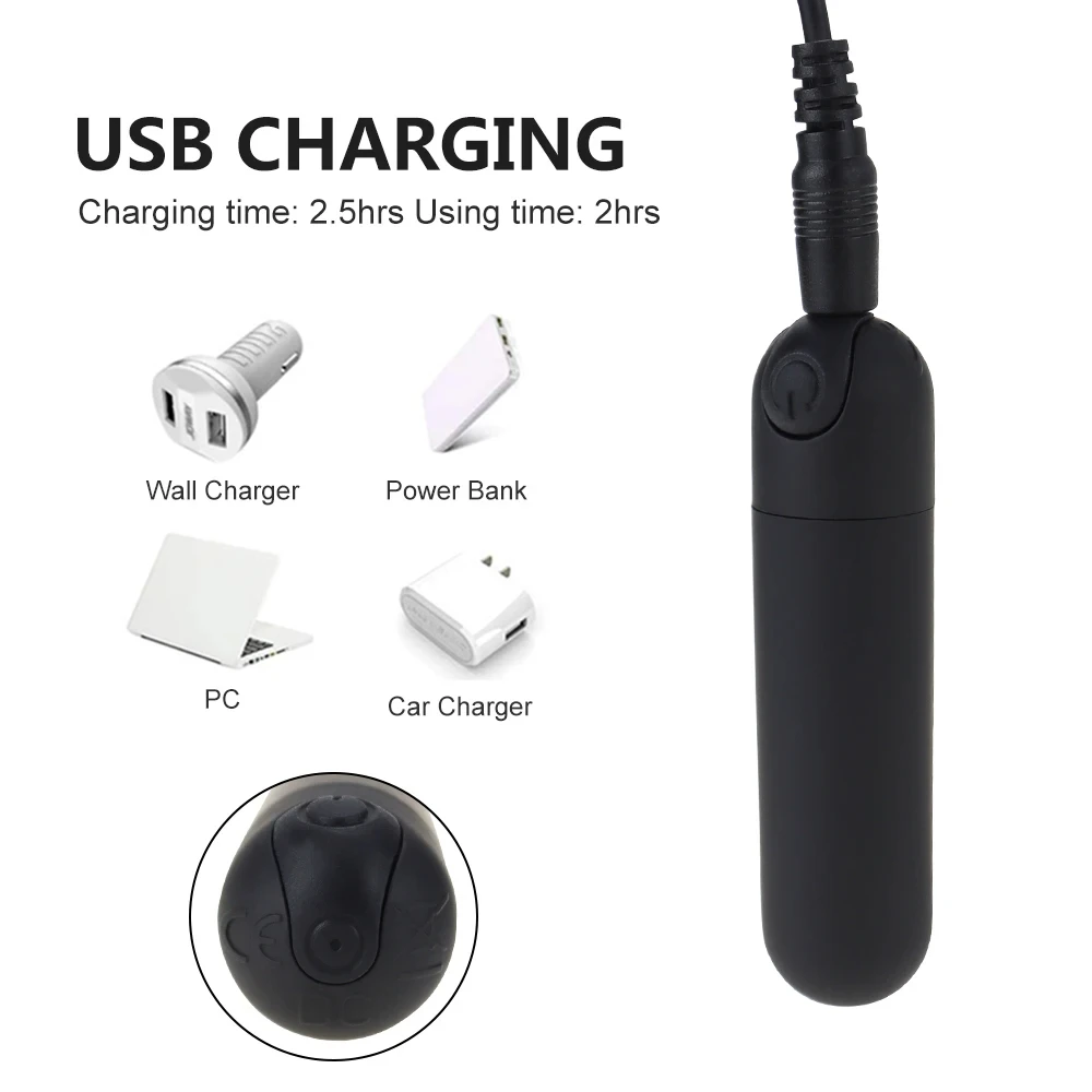 Mini 10 Modes Quiet Waterproof Bullet Tool Powerful Mini G-Spot Massager for Women Pleasure Bullet Portable Sex Toy image 4