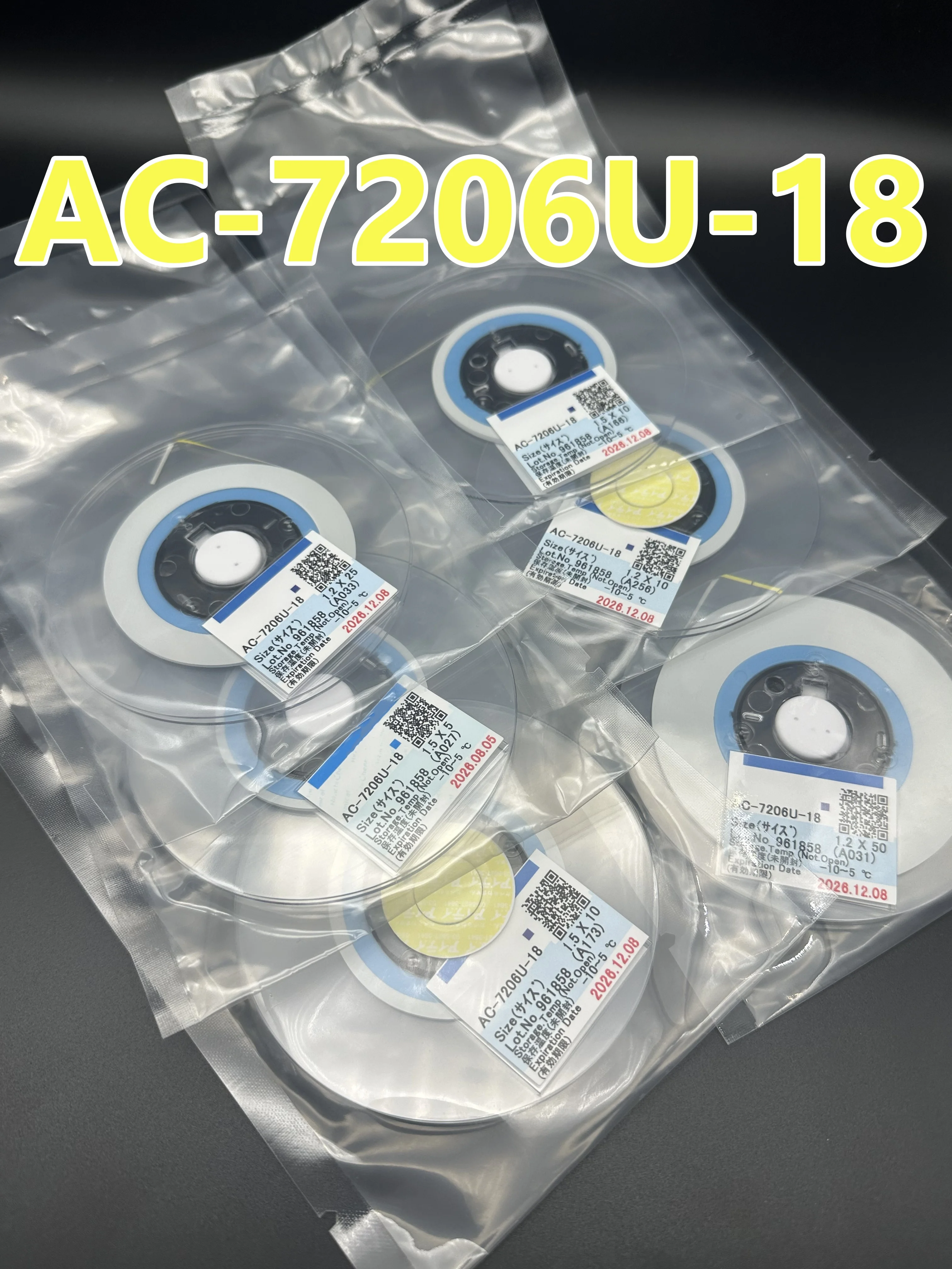 New Date ACF AC-7206U-18  TAPE For LCD Screen Repair 1.2/1.5/2.0mm*10m/25m/50m Original LCD Anisotropic Conductive ACF Film