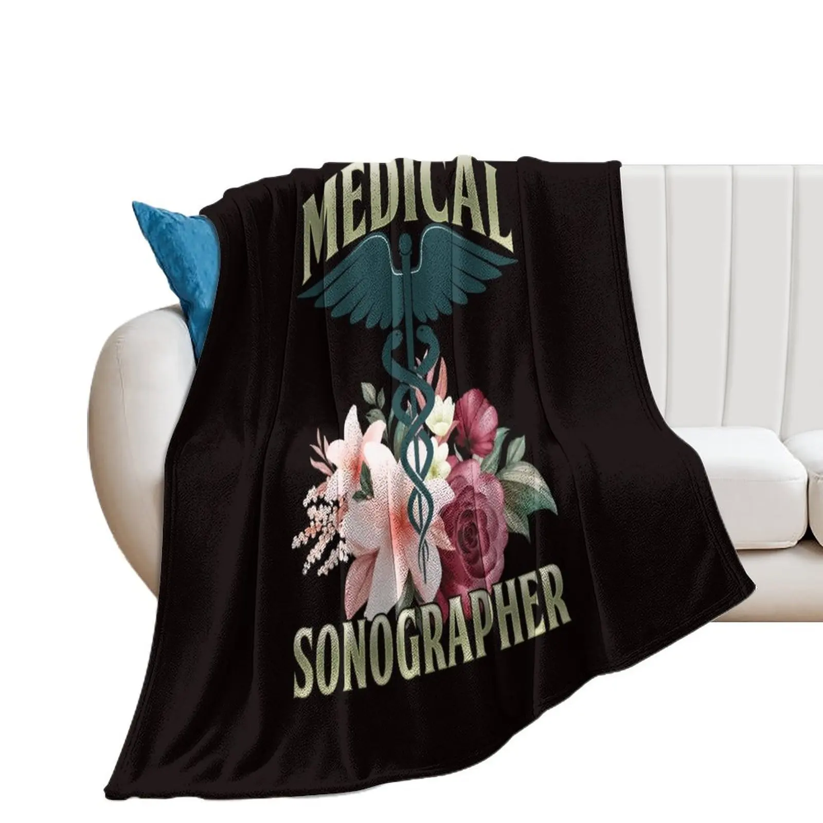 

Medical Sonographer Sonography Ultrasound Echography Doctor Throw Blanket christmas decoration Sleeping Bag Blankets