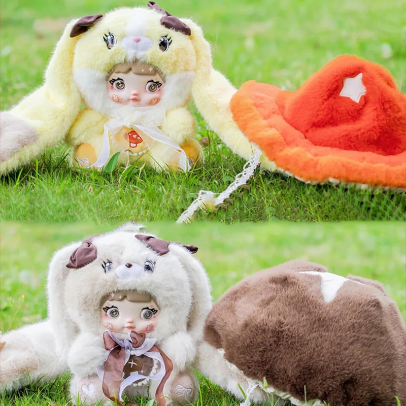 

Nommi 400% V2 Mushroom Cup Plush Series Blind Box Toy Vinyl Face Cute Doll Anime Figures Decor Mystery Box for Kid and Girl Gift
